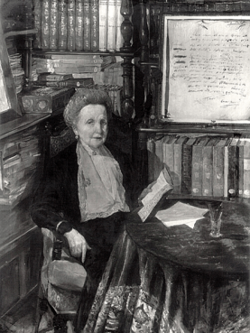 Archivo:Doña Blanca de los Rios, retrato al oleo de la intelectual, por Pedro Gross 1948