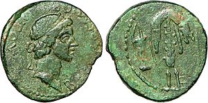 Archivo:Douze nummia à l'effigie de Mithridate II du Bosphore
