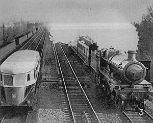 Archivo:GWR streamlined railcar, 1934 (Our Generation, 1938)
