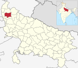 India Uttar Pradesh districts 2012 Meerut.svg