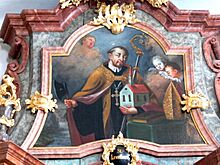 Archivo:Kájov - Marienkapelle 11 Leonhardsaltar St.Wolfgang