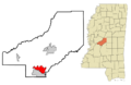 Madison County Mississippi Incorporated and Unincorporated areas Madison Highlighted