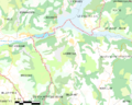 Map commune FR insee code 04033