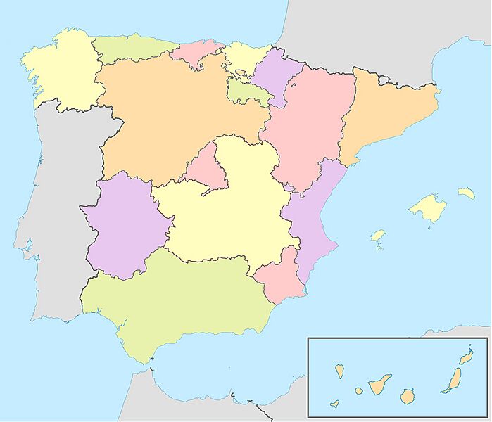 Mapa autonómico de España