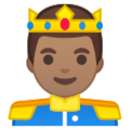 Noto Emoji Oreo 1f934 1f3fd