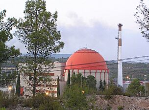 Nuclear power station in Almonacid de Zorita (Spain)