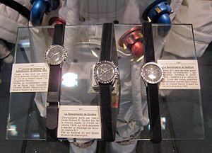 Archivo:Omega Speedmasters of Schirra, Gordon and Stafford