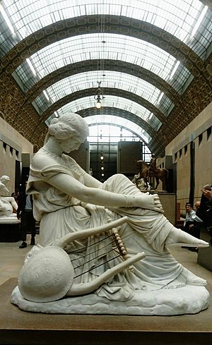 Archivo:Sapho de James Pradier (1852), Musée d'Orsay