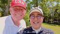 Selfie of Shinzo Abe and Donald Trump.webp