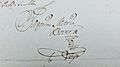 Signatura de Joaquim Maria Bover