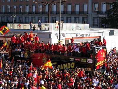 Archivo:Spanish World Cup celebration