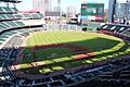 SunTrust Park viewed from upper decks behind home plate, May 2017