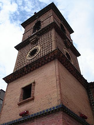 Torre Mudéjar, Conjunto Iglesia de San Francisco, Cali Colombia 03.jpg