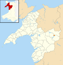 Wales Gwynedd Community Bala map.svg