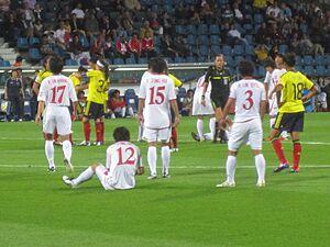 Archivo:Women's world cup 2011 North Korea - Colombia