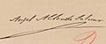 Ángel Allende-Salazar y Muñoz de Salazar - signature
