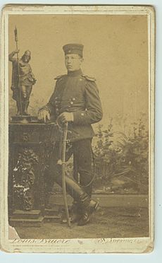 Archivo:1890 gustav ermann kaiser soldier saarbrucken Germany