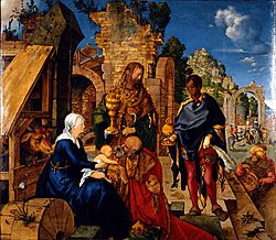 Archivo:Albrecht Dürer - Adorazione dei Magi - Google Art Project