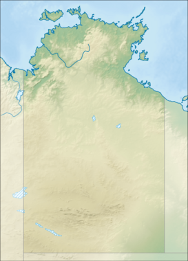 Cordillera MacDonnell ubicada en Territorio del Norte