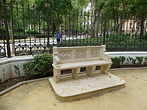 Archivo:Banco (Glorieta de Bécquer)