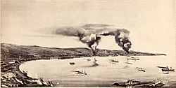 Archivo:Bombardeo de Valparaíso 31 marzo 1866