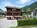Campsite Evolene office. The campsite is just downside the picturesque village and can be used very good as a starting point for nice trips - panoramio