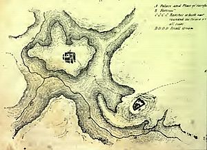 Archivo:Catherwood - Santa Cruz del Quiche - Qumarkaj map
