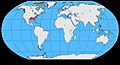 Corvus ossifragus map