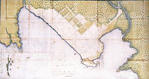 Archivo:Discreción (plano) de la Ciudad de Panamá y el sitio donde están las Casas Reales y la Ysla de Perico y las demás Yslas’