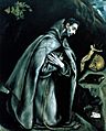 El Greco, St Francis in Prayer before the Crucifix