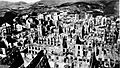 El poblado de Guernica en ruinas tras el bombardeo