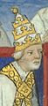 Français 2810, fol. 134v, Benoît XII et messagers de Chine (cropped)