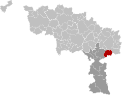 Ham-sur-Heure-Nalinnes Hainaut Belgium Map.svg