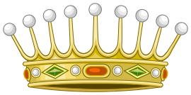 Heraldic Crown of Spanish Count.svg