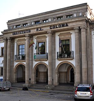 Archivo:Instituto Coloma Pabellon Antiguo Avenida Alcalde Alvaro Domecq Jerez de la Frontera