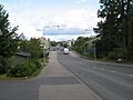 Jämsä Seppolan silta ja taustalla pääkatu