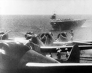 Archivo:Japanese planes preparing-Pearl Harbor