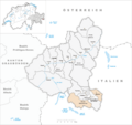 Karte Gemeinde Müstair 2007