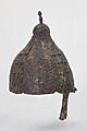 Iranian helmet, iron, bronze rivets and gilding.