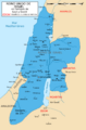 Kingdom of Israel 1020 map-es