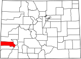Map of Colorado highlighting San Miguel County.svg
