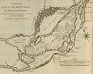 Archivo:Map of Montreal 1744
