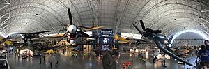 Archivo:Panorama of the interior of the Smithsonian National Air and Space Museum