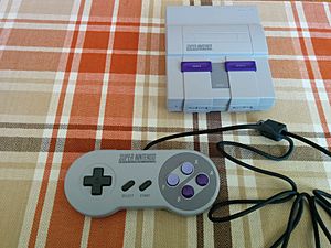 Super NES Classic Edition with controller