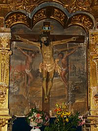 Archivo:Valladolid Rioseco ermita Castilviejo retablo Cristo Castilviejo lou