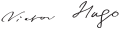Victor Hugo Signature
