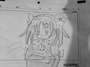 Archivo:Anime cel with Wikipe-tan