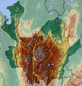 Serranía de Ayapel ubicada en Antioquia