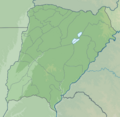 Argentina Corrientes topographic location map