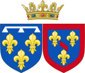 Armoiries Orléans et Conti.svg